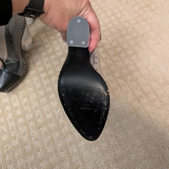 Balmin Black and Clear Women's Boots - Picture 5 of 8